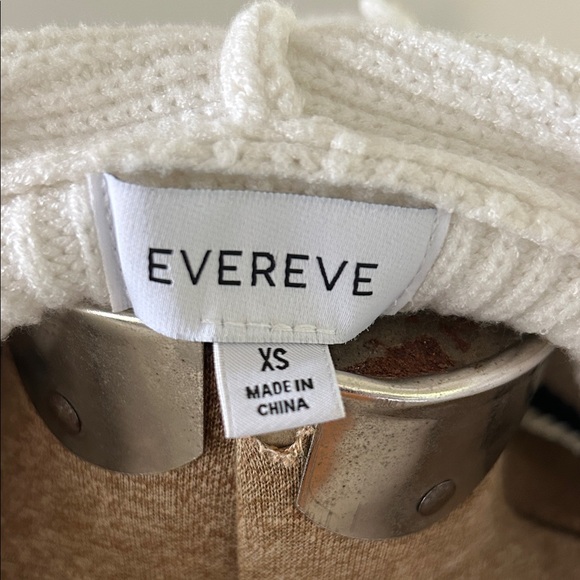 Evereve Isabel Hoodie Navy and White Striped Cardigan size XS - Picture 4 of 5